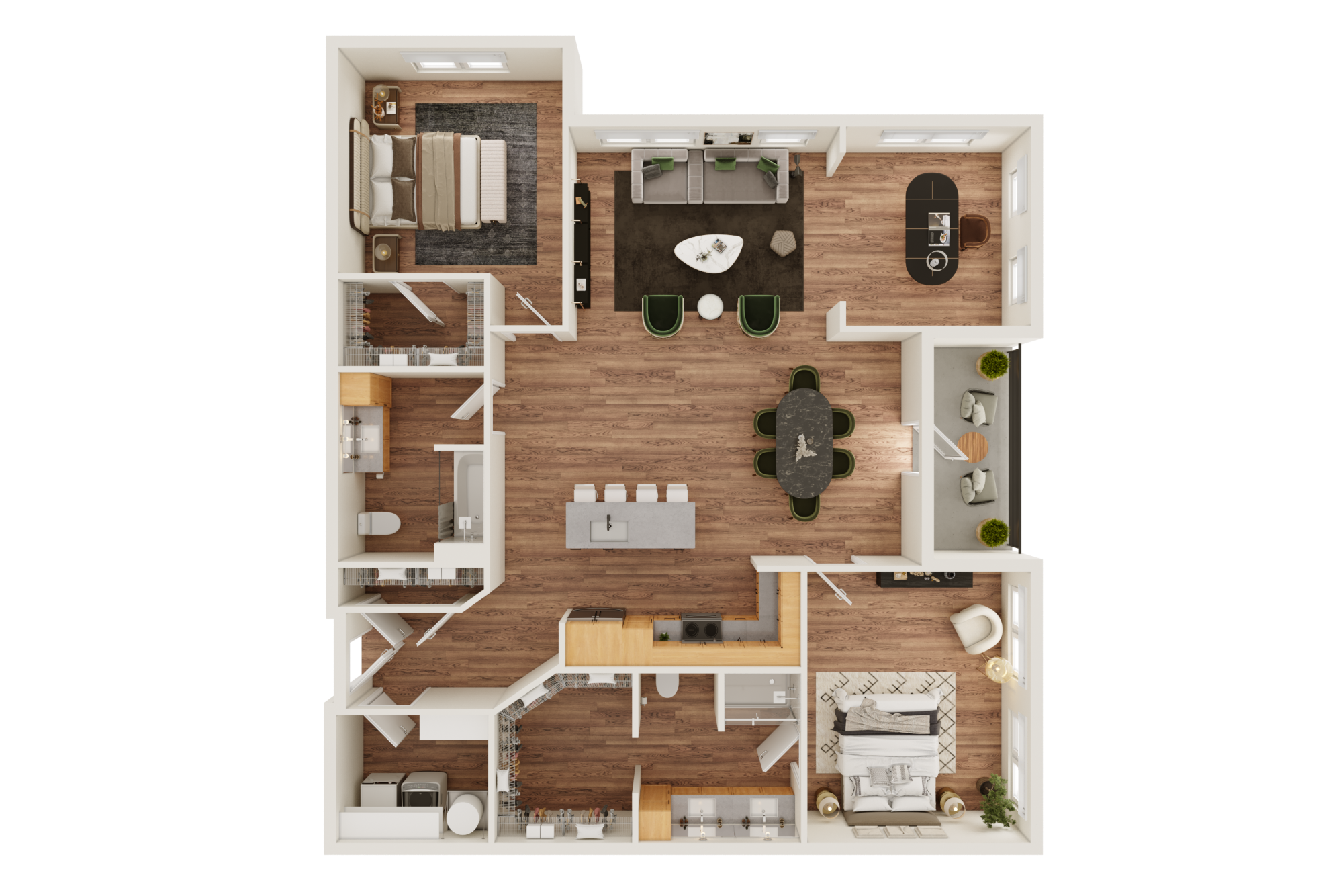 Floor plan layout diagram for Dogwood